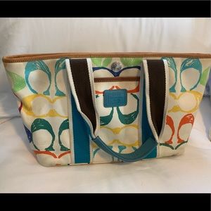 Authentic Coach Scribble Handbag